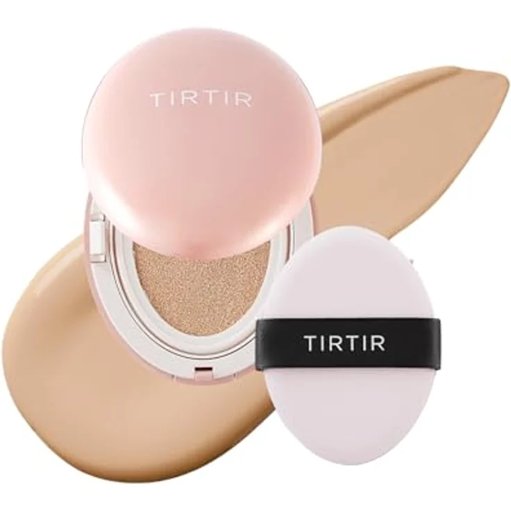 TIRTIR Mask Fit Aura Cushion Mini, mattierendes Make-up mit Hyaluronsäure, Farbton 23N Sand, 4.5 g – Bild 1