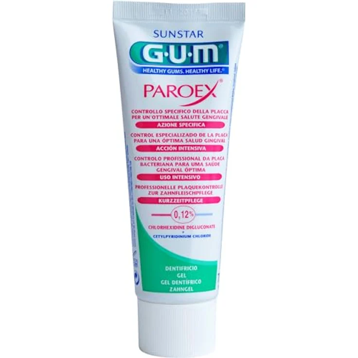 Sunstar Gum Paroex 0,12% CHX Zahngel 75 ml – Bild 2