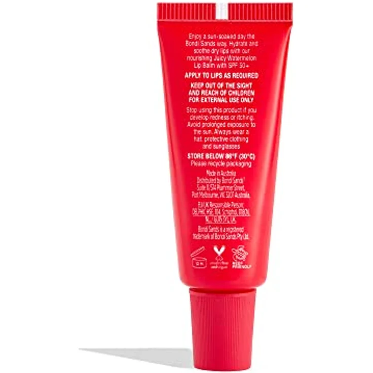 Bondi Sands – Lip Balm SPF 50+ Juicy Watermelon – feuchtigkeitsspendende Lippenpflege mit LSF 50 für einen umfangreichen Sonnenschutz, 10 g – Bild 2