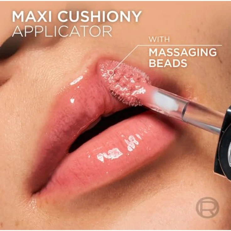 L’Oréal Paris Plump Ambition Lipgloss, volumengebendes Lip Plumper mit Hyaluronsäure, Farbton 201 Milky Nu, 5 ml – Bild 5