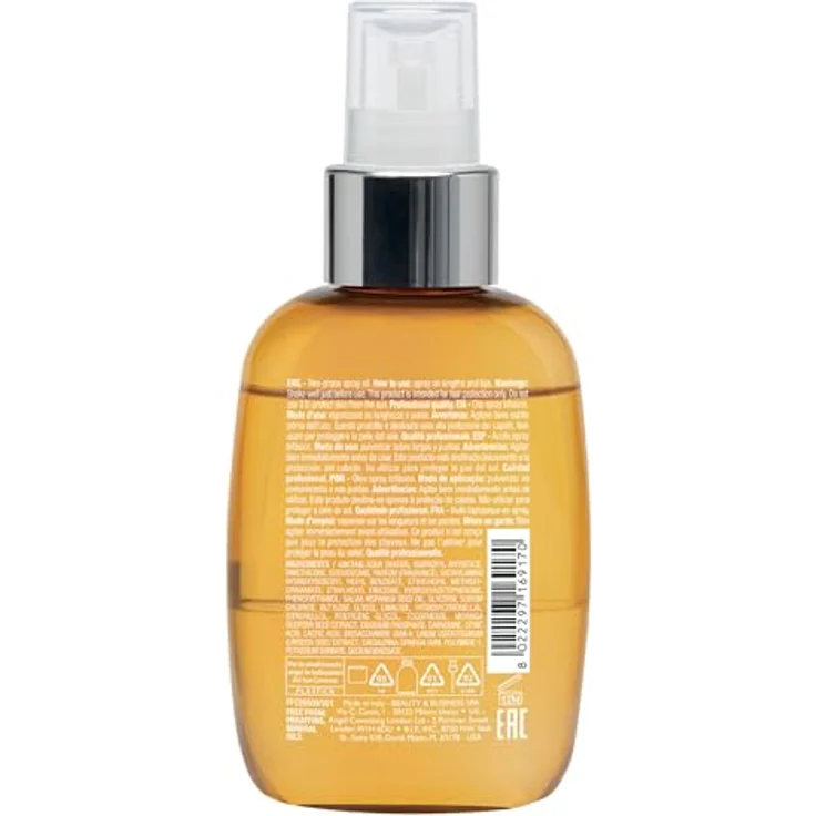 Alfaparf Milano Semi Di Lino Sunshine Hair Protective Oil, UV-Schutzöl für sonnengestresstes Haar, vegan, 125 ml – Bild 2