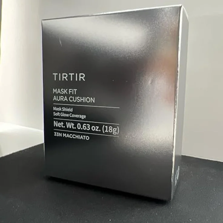 TIRTIR Mask Fit Aura Cushion, feuchtigkeitsspendendes Make-up im Schwamm zur Verjüngung der Gesichtshaut, Farbton 33N Macchiato, 18 g – Bild 7