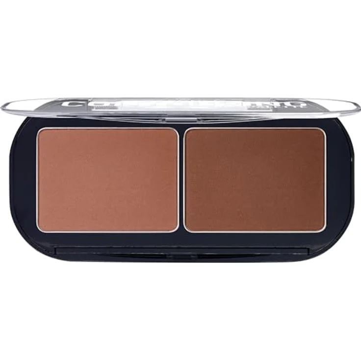 essence CONTOURING DUO PALETTE Konturier-Palette für die Wangen, Farbton 20 Darker Skin, 7 g, Rouge und Bronzer zur Gesichtsmodellierung – Bild 2