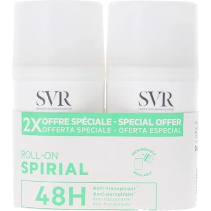 SVR Deodorant Spirial Duo Anti-Transpirant 48H Roll On 2 x 50 ml – Bild 3