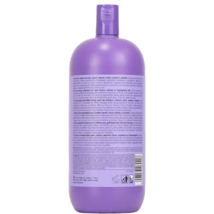 Inebrya No Orange Blondesse Shampoo für hellbraune, gefärbte oder aufgehellte Haare | 1.000 ml – Bild 2