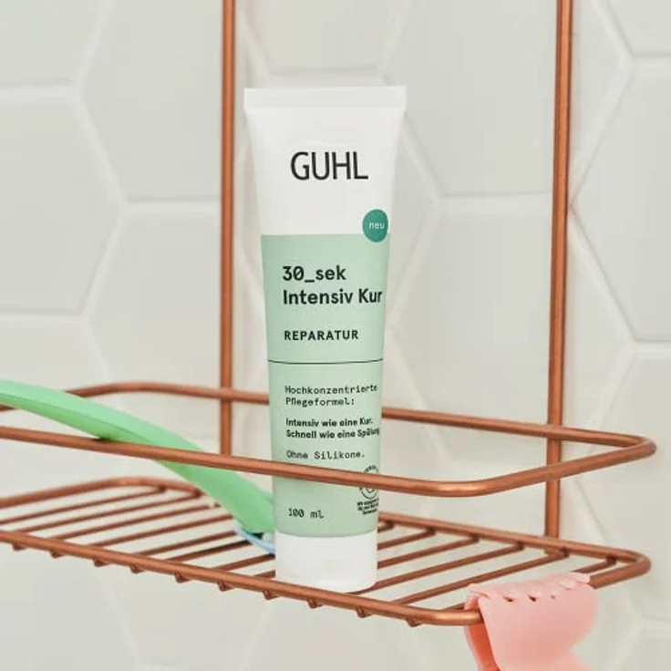 Guhl 30_sek Intensiv Kur - Reparatur - 100ml - Hochkonzentrierte Pflegeformel - Intensiv wie eine Kur - Schnell wie eine Spülung - Ohne Silikone – Bild 5