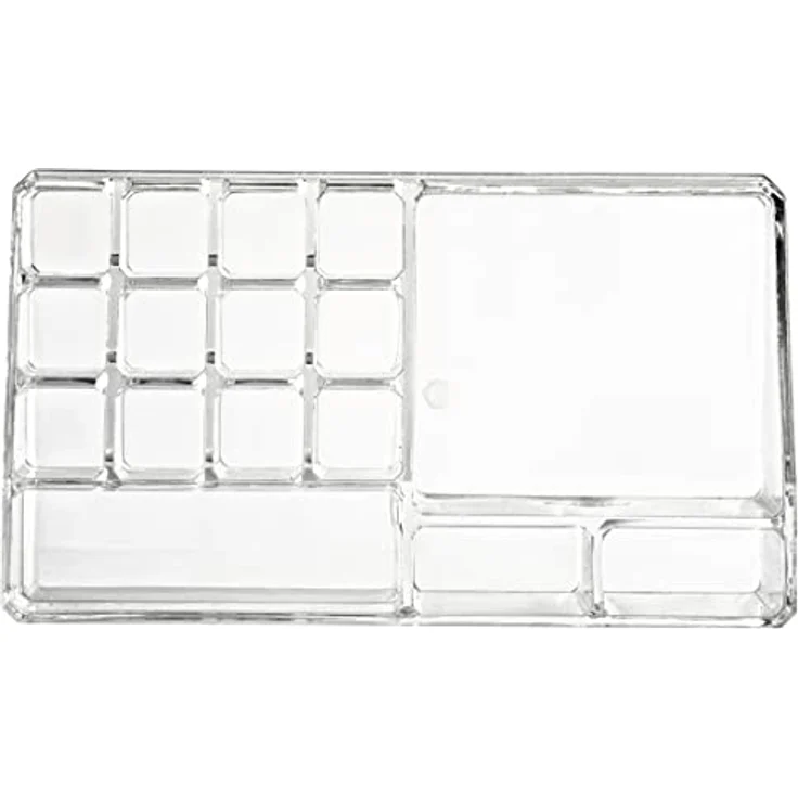 WENKO Kosmetik Organizer Femme, transparenter Acryl-Organizer mit 16 Fächern, 22,5 x 8 x 12,5 cm – Bild 2