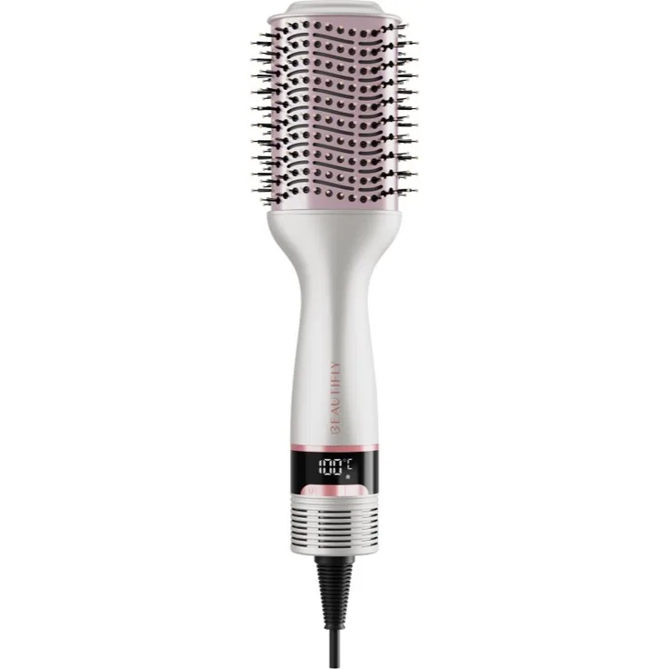 Beautifly CurlSpin Warmluftbürste, Styling-Tool mit Temperatur- und Geschwindigkeitsregulierung, pink