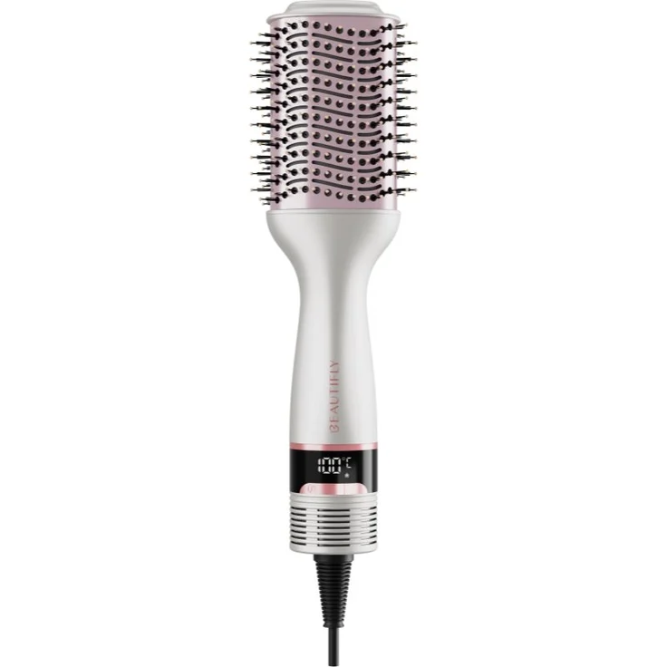 Beautifly CurlSpin Warmluftbürste, Styling-Tool mit Temperatur- und Geschwindigkeitsregulierung, pink