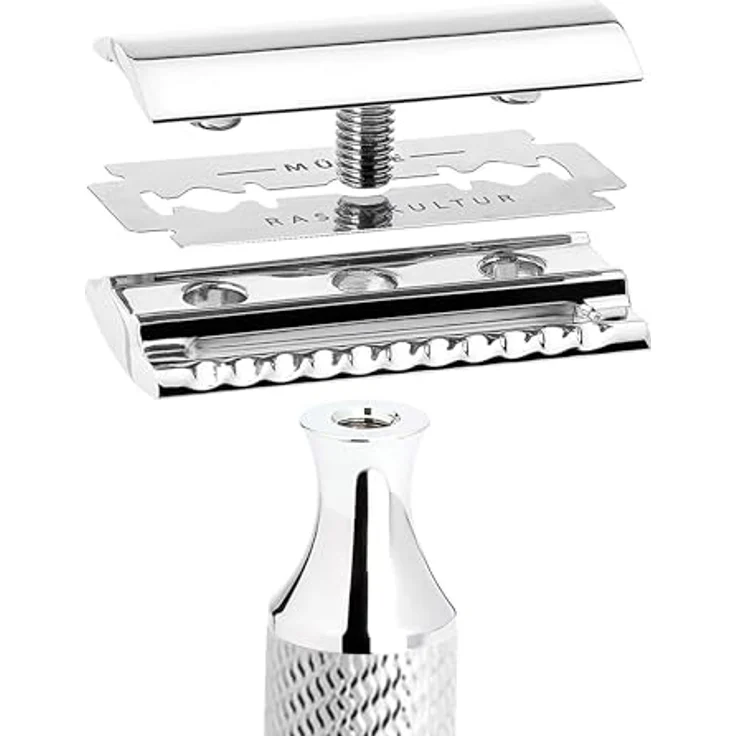 Rasierhobel R89 BLACK TRADITIONAL, geschlossener Kamm, Double Edge – Bild 5