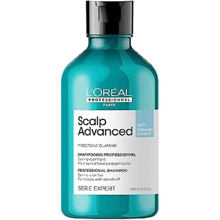 L'Oréal Professionnel Haarshampoo gegen Schuppen bei trockener & fettiger Kopfhaut, Scalp Advanced, Anti-Dandruff Dermo-Clarifier Shampoo, 300 ml – Bild 1