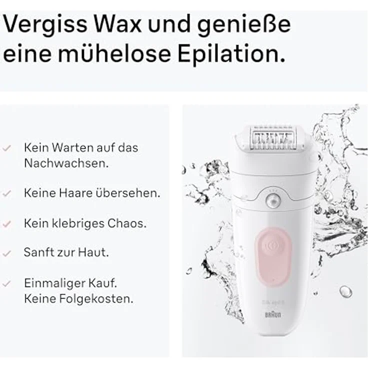 Braun Silk-épil 5 5-251, Epilierer für Nass- und Trockenrasur, gründlich und präzise, 1 St. – Bild 6