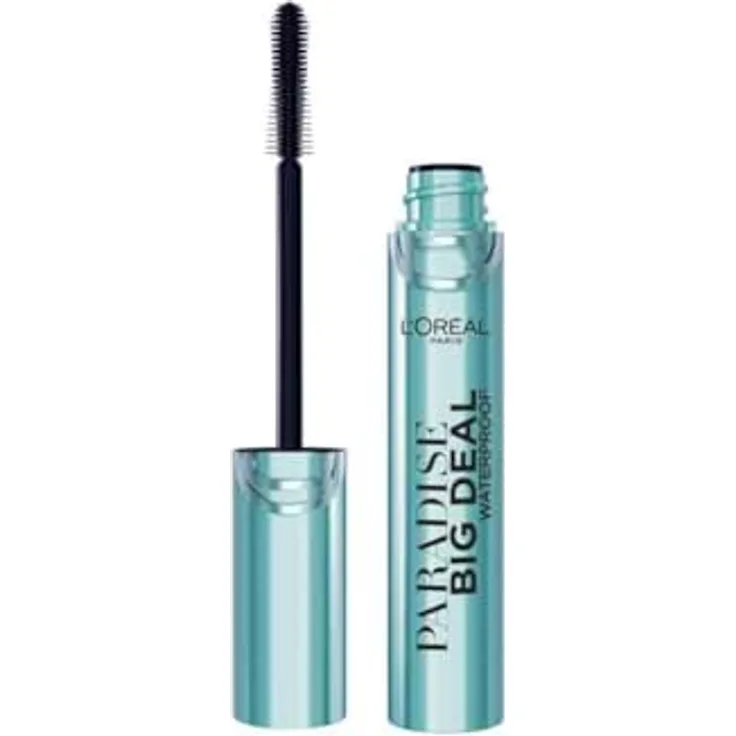 L’Oréal Paris Paradise Big Deal Waterproof Mascara, Schwarz, für endlos lange Wimpern und Volumen, 9.9 ml