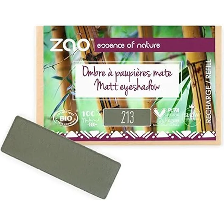 Zao Matt Eyeshadow Refill, Lidschatten und Primer in verschiedenen Farben, 1,3 g