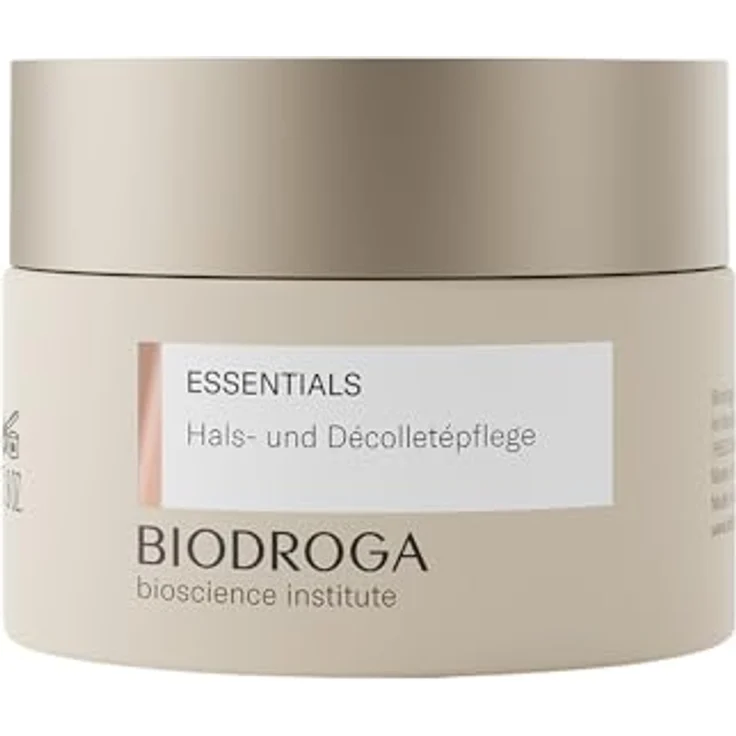 Biodroga Hals & Décolletépflege, 50ml mit Peptidkomplex zur Straffung und Verbesserung der Hautfestigkeit – Bild 1