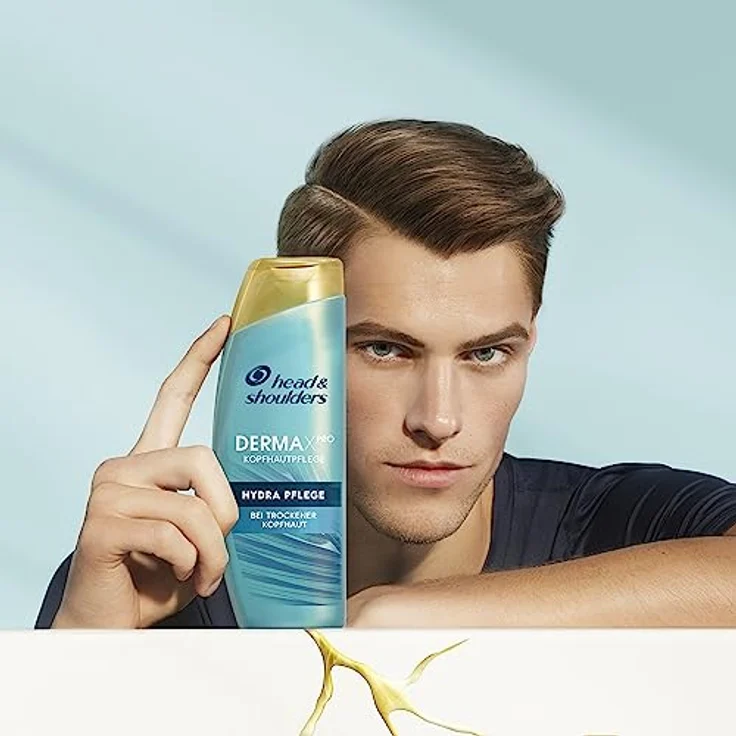 Head & Shoulders DERMAXPRO Tiefenwirksame Feuchtigkeit Anti-Schuppen Shampoo & Kopfhautpflege bei trockener Kopfhaut, 225 ml – Bild 3