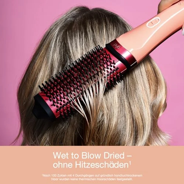 ghd ghd duet blowdry™ Warmluftbürste in Sunkissed Peach, 2-in-1 Haarföhn mit Heat-Air Xchange Technologie™ und Hitzeschutz-Etui – Bild 4