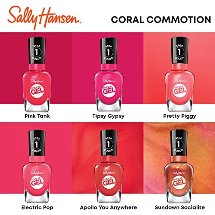 Sally Hansen SH Miracle Gel 220 Pink Tank 14,7 ml, Farbton: Pink – Bild 4