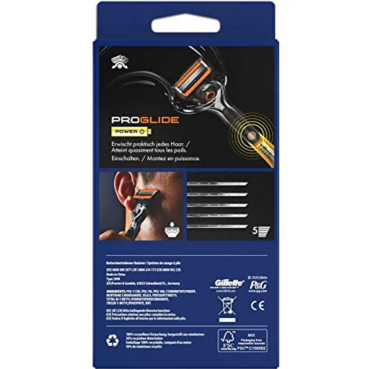 Gillette ProGlide Power Rasierer Handstück + 1 Rasierklinge – Bild 9
