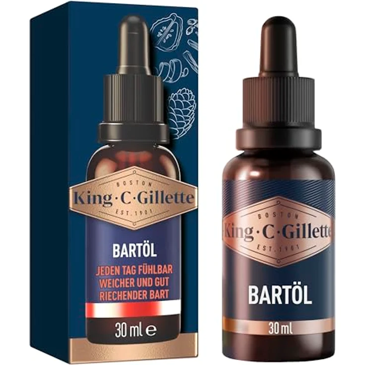 King C Gillette Beard Oil Bartpflege 30 ml – Bild 2