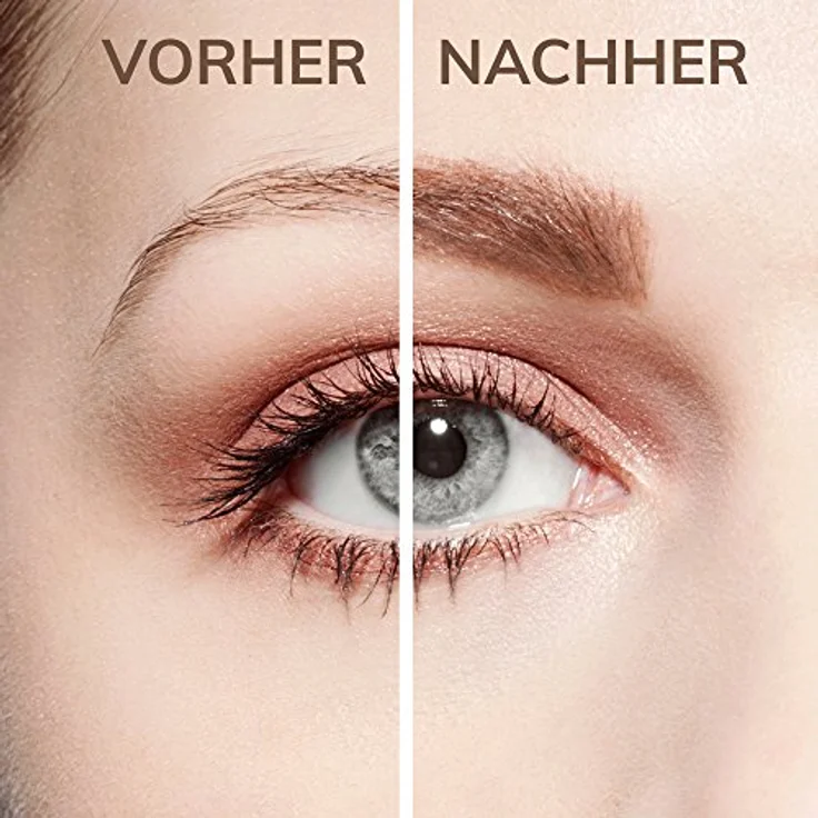 Manhattan Brow'Tastic Augenbrauenstift – Dunkelbrauner Eyebrow Pencil mit auffüllenden Fasern für dichter wirkende, definierte Augenbrauen – Farbe Dark 003 – 1 x 1,1g – Bild 3