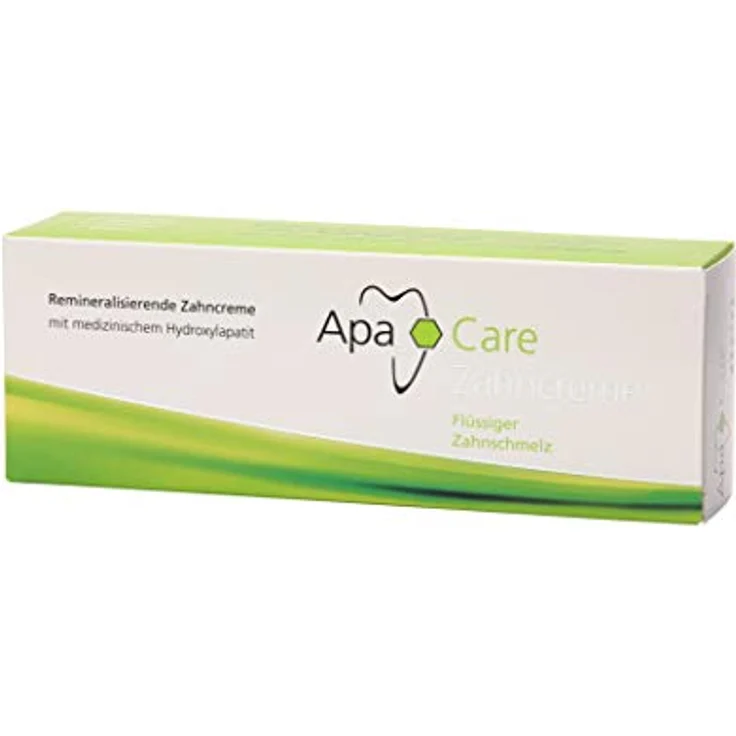 Apa Care remineralisierende Zahncreme 75 ml, Flüssiger Zahnschmelz mit Hydroxylapatit für gestärkte Zähne und Kariesprophylaxe – Bild 2