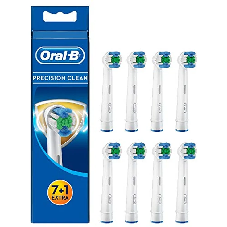 Oral-B Precision Clean Aufsteckbürsten mit Bakterienschutz, verhindert bakterielles Wachstum auf den Borsten, 7er Pack – Bild 2