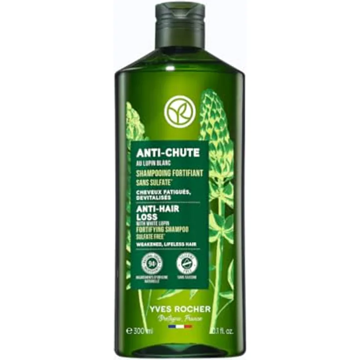 Yves Rocher PFLANZENPFLEGE HAARE kräftigendes Shampoo gegen Haarausfall, 300 ml, kräftigt & stärkt