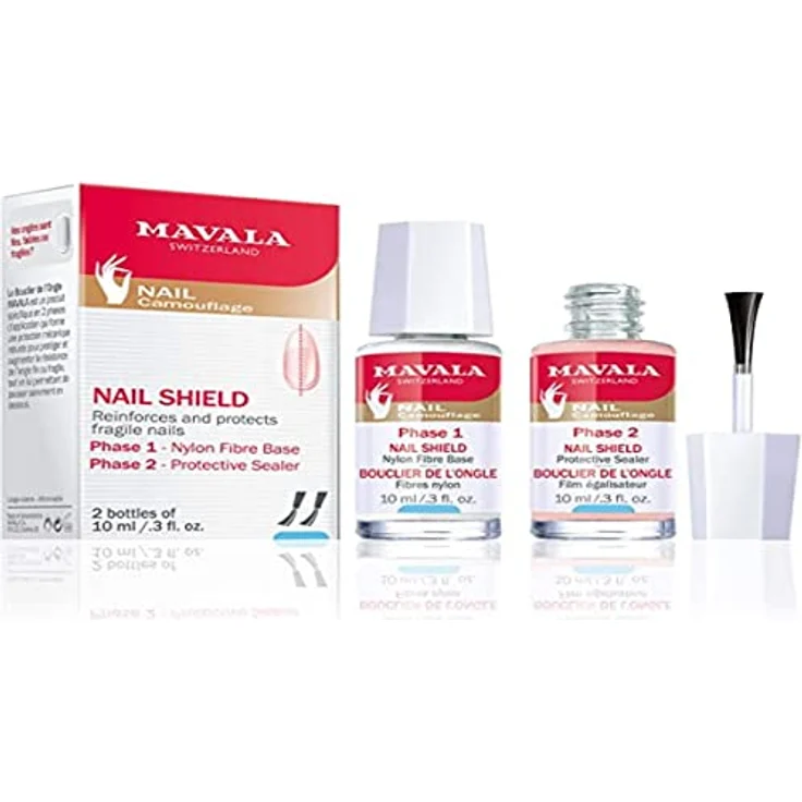 Mavala - Nagel-Verstärker zwei-Phasen-System 2 Flaschen Á 10 ml, Nagelpflege-Set,  – Bild 2
