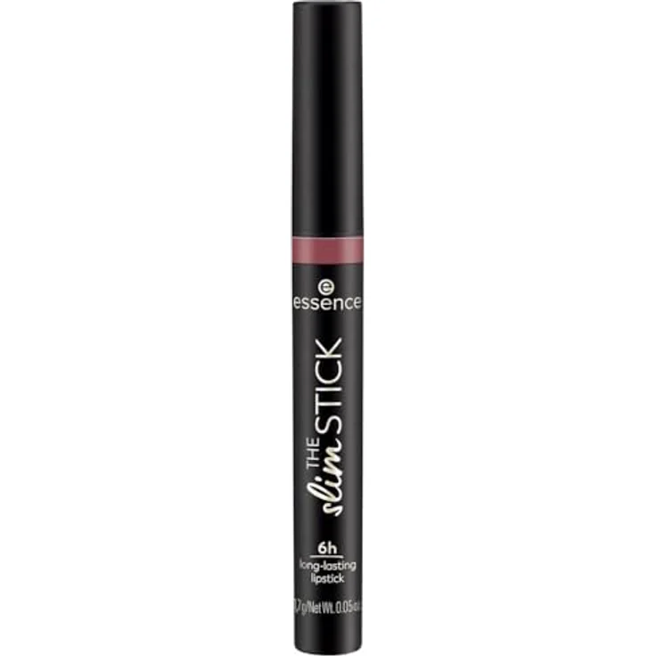 essence cosmetics THE slim STICK, Lippenstift, Nr. 105, Violett, langanhaltend, pflegend, Expressergebnis, farbintensiv, matt, vegan, 1er Pack (1.7g) – Bild 2