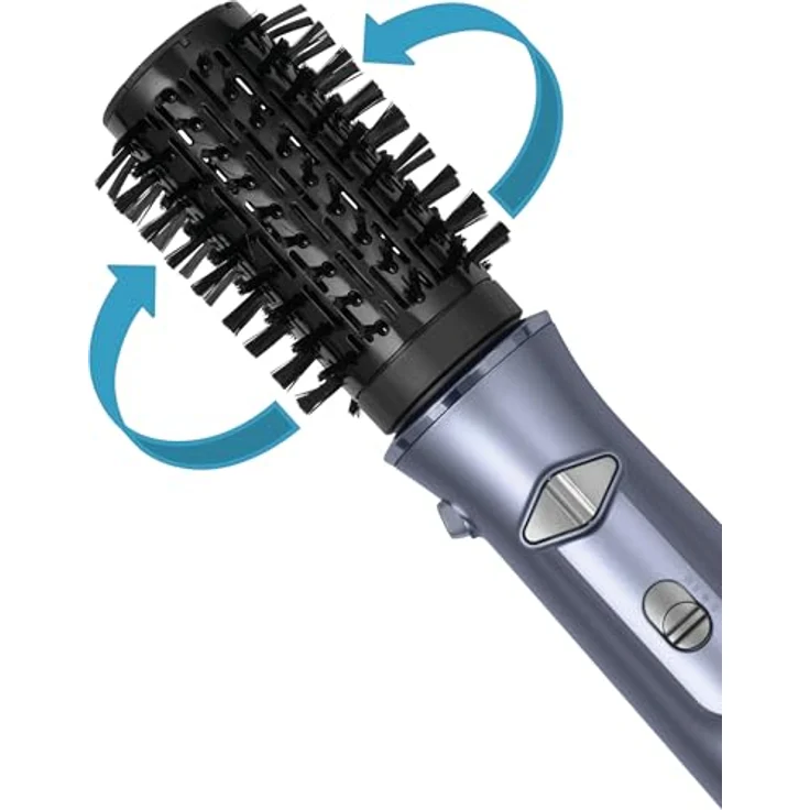 ECG Modifica Hairbrush Moonstone, Warmluftbürste mit keramischer Oberfläche, Geschwindigkeits- und Temperatureinstellung, rot – Bild 7