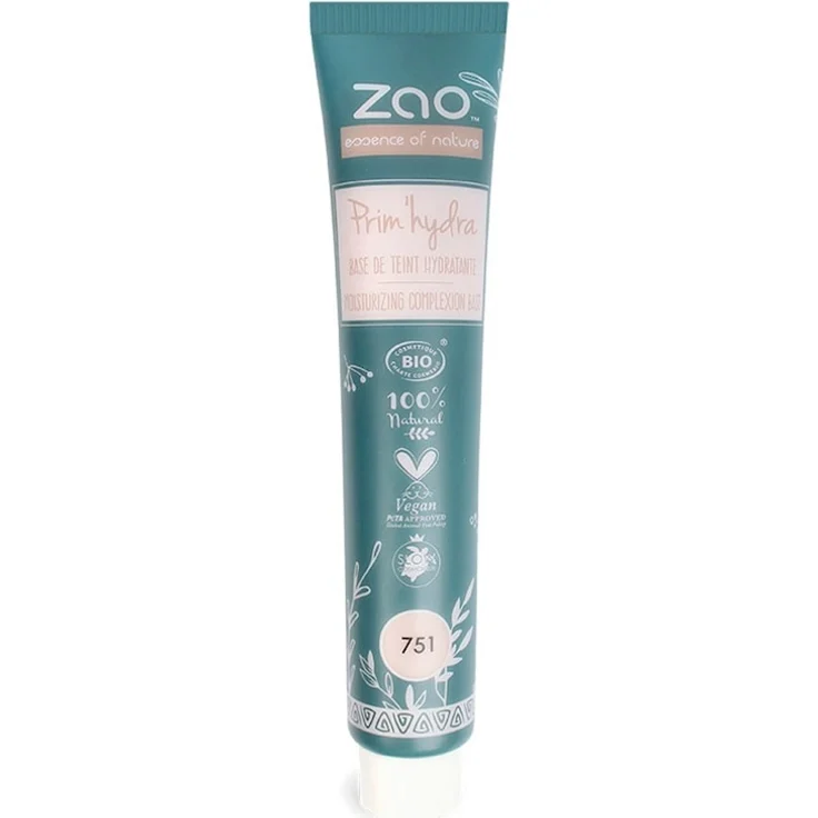 ZAO Refill Prim'Hydra Base Primer, hydrierender Make-up Primer für trockene Haut, 30 ml