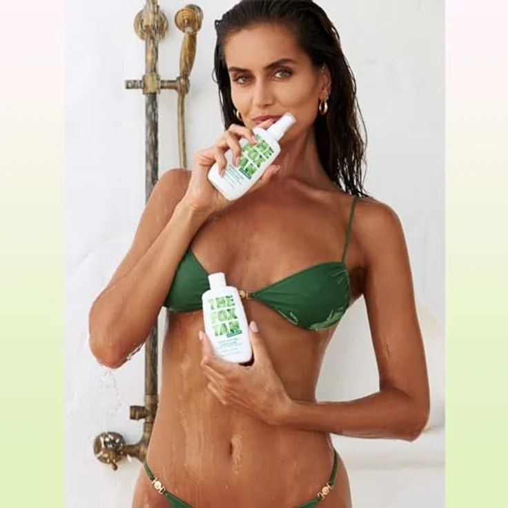 THE FOX TAN Fragrance Free Rapid Tanning Mist, Bräunungsbeschleuniger für Gesicht und Körper, 120 ml – Bild 2
