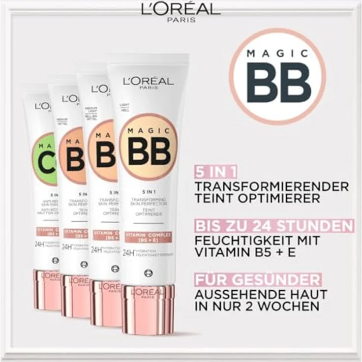 L’Oréal Paris Magic CC, feuchtigkeitsspendende getönte Tagescreme, 30 ml, für ein natürliches Aussehen und vereinheitlichten Teint – Bild 3
