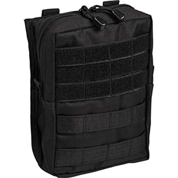 Mil-Tec Unisex – Erwachsene Molle Gürteltasche, Schwarz, One Size