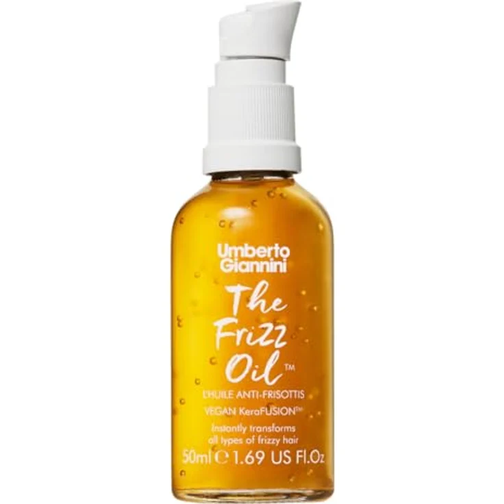 Umberto Giannini The Frizz Oil 50 ml – Glanzverstärkendes, veganes Keratin-Bond-Reparatur-Haaröl mit Metall-Detox-Technologie – Bild 1