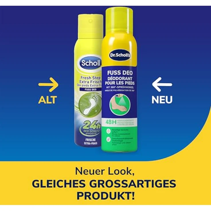 Scholl Schuh- & Fußfrische Fuß Deo Extra Frisch 150 ml – Bild 3