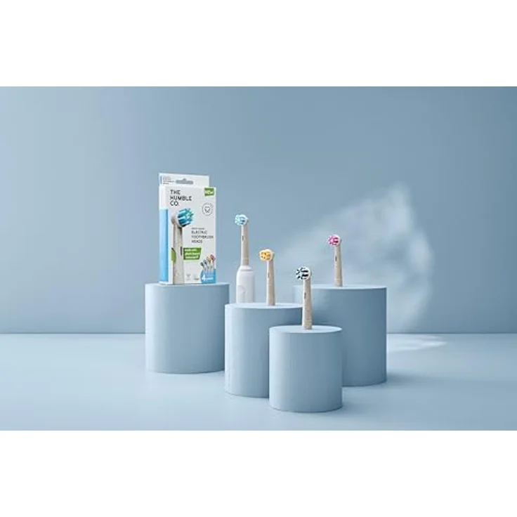 The Humble Co. Aufsteckbürste für Oral B, pflanzenbasierte Materialien, weich, 4er Pack - vegan & tierversuchsfrei – Bild 3