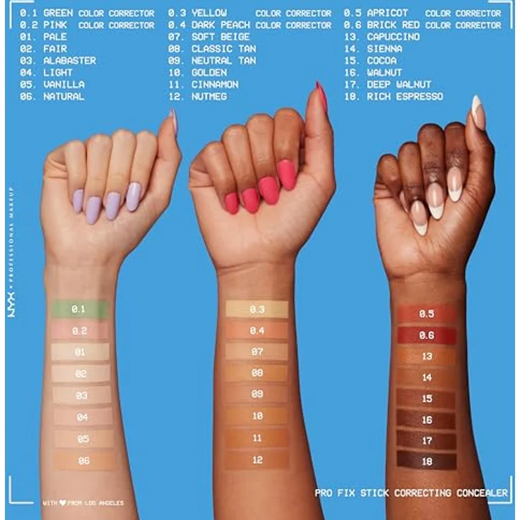 NYX Professional Makeup Pro Fix Stick Concealer 1,6 g in COCOA - Optimaler Farbton für einen makellosen Teint – Bild 6