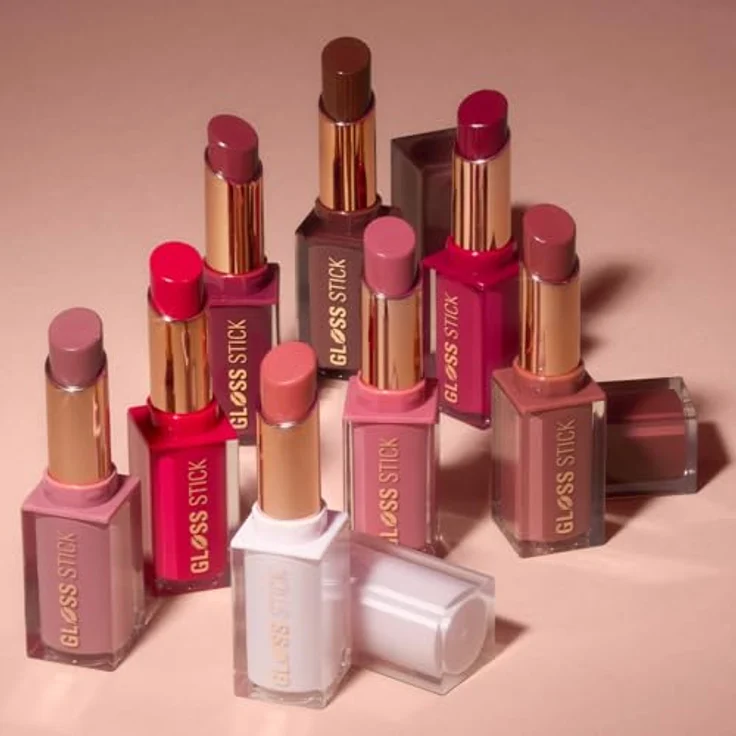 Revolution Pout Lip Gloss, Hochglänzendes Lippen-Gloss mit Hyaluronsäure & Vitamin E, Vegan, Tierversuchsfrei, 3g, Shimmer Sugar Cookie Pink – Bild 4
