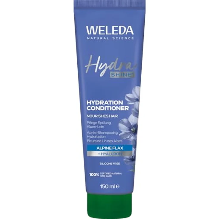 Weleda HydraShine, feuchtigkeitsspendender Conditioner 150 ml, nährt und pflegt das Haar, erleichtert das Kämmen, bewahrt brillanten Glanz – Bild 1