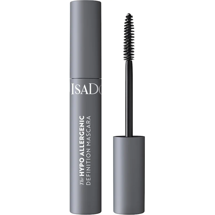 IsaDora The Hypo Allergenic Definition Mascara, 10 ml, für empfindliche Augen, Schwarz, tierversuchsfreie Formel