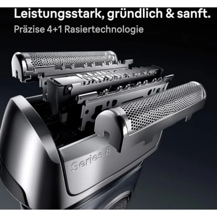 Braun Zubehör Combipack 83M, Scherkopf und Schneidsatz für Series 8 Rasierer, hautfreundliche Klingentechnologie, Made in Germany – Bild 4