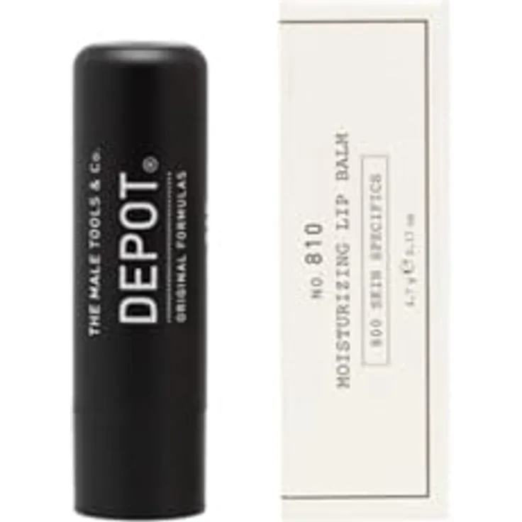 DEPOT 800 SKIN SPECIFICS NO. 810, feuchtigkeitsspendendes Lippenbalsam für Herren, 5 g, intensive Pflege für trockene Lippen