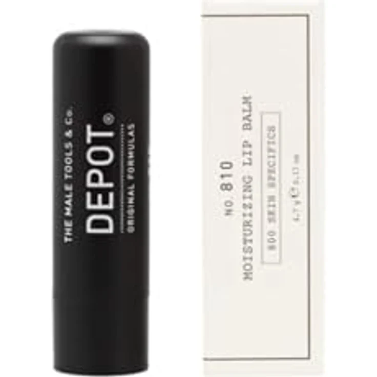 DEPOT 800 SKIN SPECIFICS NO. 810, feuchtigkeitsspendendes Lippenbalsam für Herren, 5 g, intensive Pflege für trockene Lippen – Bild 1