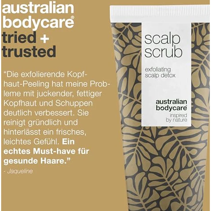Australian Bodycare Kopfhautpeeling gegen Pickel auf der Kopfhaut - Effektiv bei Haaransatz, Juckender Kopfhaut und Schuppen - Shampoo und Peeling in einem, 200 ml – Bild 5