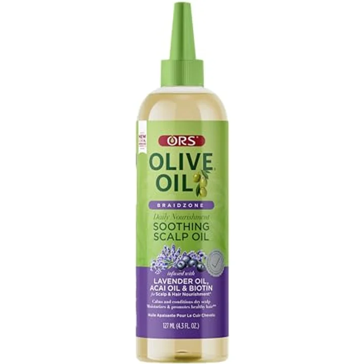 ORS Olive Oil pflegendes exotisches Kopfhautöl, 127 ml mit Kokosöl und hydrolysiertem Kollagen, für gesunde Haarstruktur und natürlichen Glanz – Bild 1