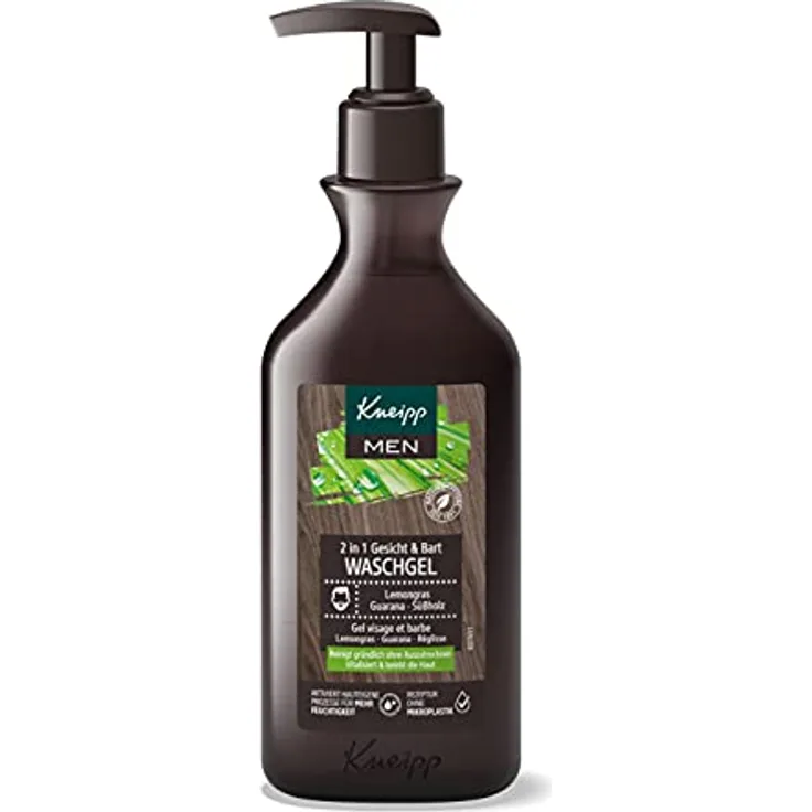 Kneipp Men 2 in 1 Gesicht & Bart Bartshampoo 250 ml