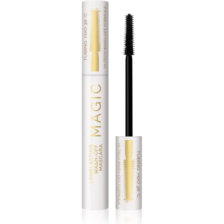 Dermacol Magic Wash Off Mascara, 12.6 ml, vegane Wimperntusche für Schwung und Länge, intensive Farbe, nicht verklebend