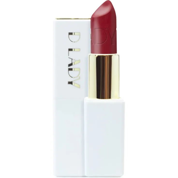 Dermacol D Lady Lippenstift, cremige Textur mit Satin-Finish, Farbton 11 Lady Ruby, 4.4 g